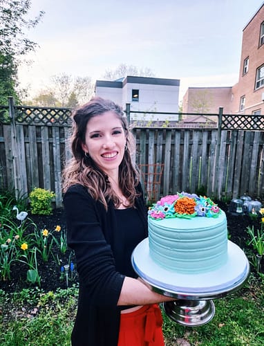 Myself with my birthday cake